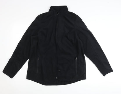 Marks and Spencer Men’s Black XL Fleece Full Zip Jumper Outdoor