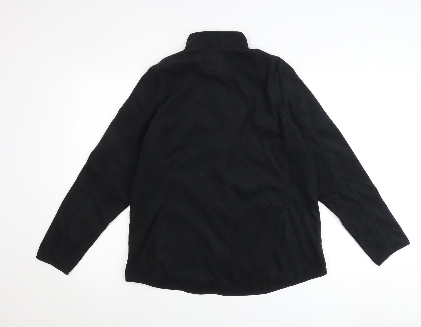 Marks and Spencer Men’s Black XL Fleece Full Zip Jumper Outdoor