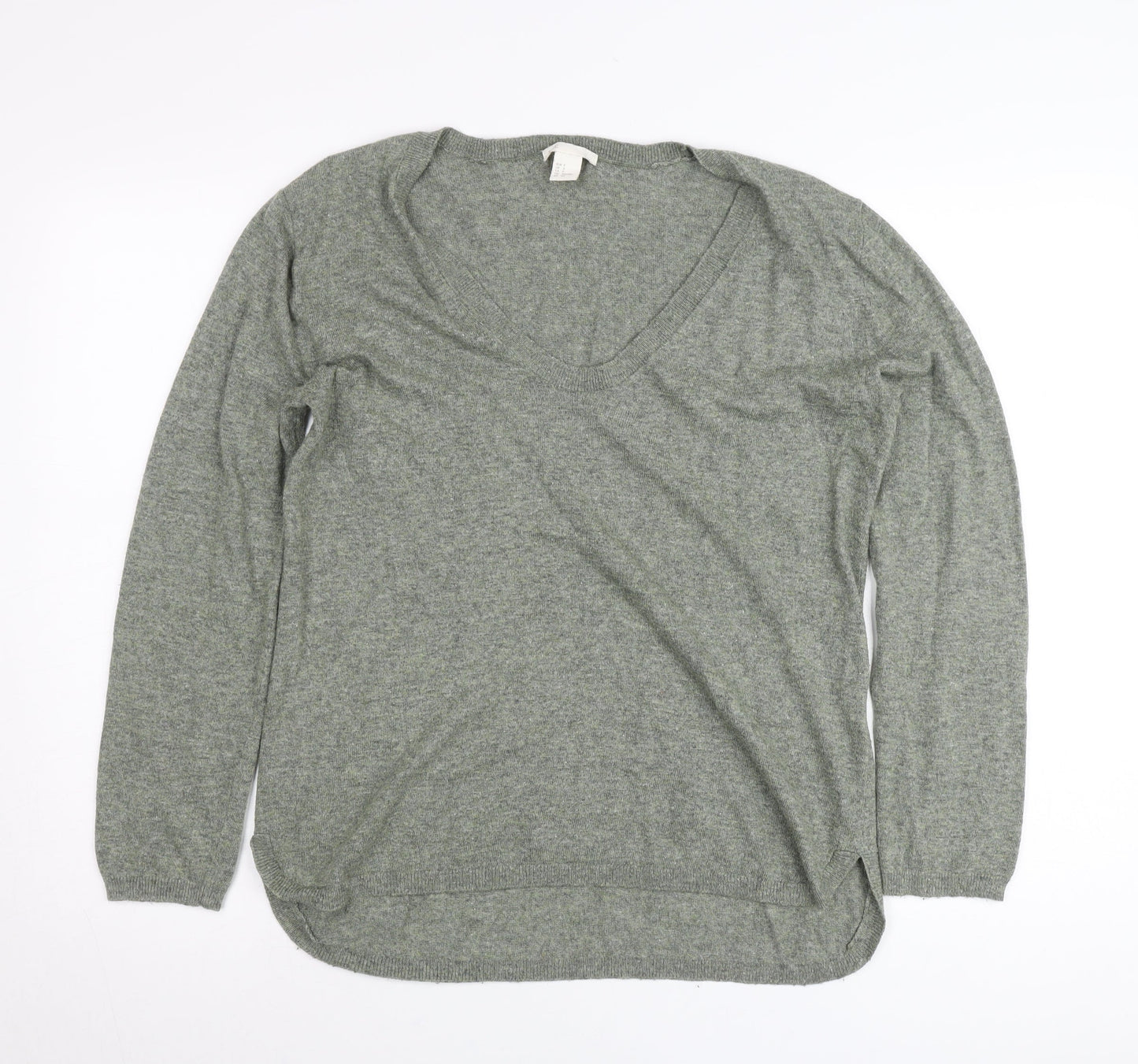 Womens UK Size 8 H&M Grey Pullover Jumper