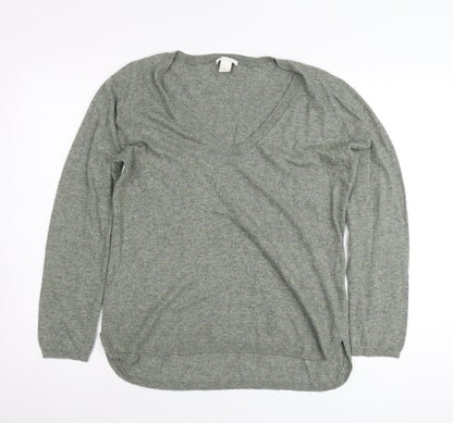 Womens UK Size 8 H&M Grey Pullover Jumper