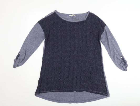 Womens UK Size 12 White Stuff Blue Tunic Jumper