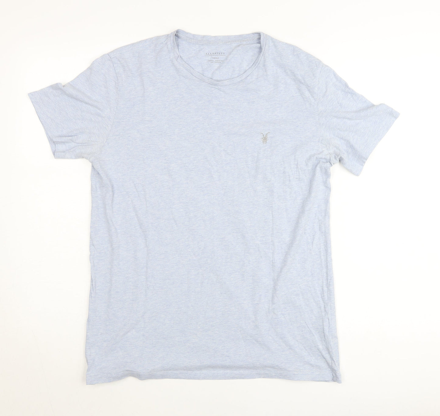 Womens UK Size S AllSaints Blue Basic T-Shirt
