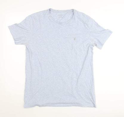 Womens UK Size S AllSaints Blue Basic T-Shirt