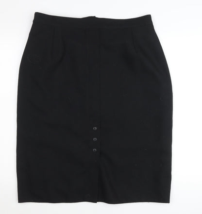 Berkertex Women Black Size 20 Pencil Skirt Business Workwear