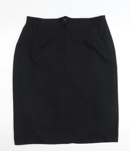 Berkertex Women Black Size 20 Pencil Skirt Business Workwear