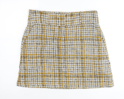 Marks and Spencer Women’s Multicoloured Tweed Skirt UK 14 Workwear