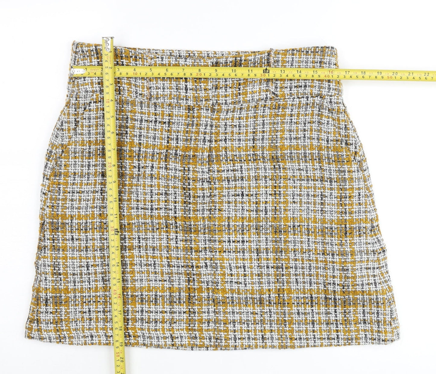 Marks and Spencer Women’s Multicoloured Tweed Skirt UK 14 Workwear