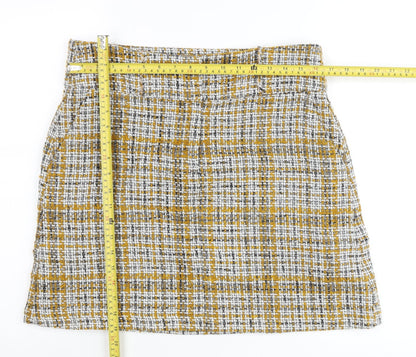 Marks and Spencer Women’s Multicoloured Tweed Skirt UK 14 Workwear