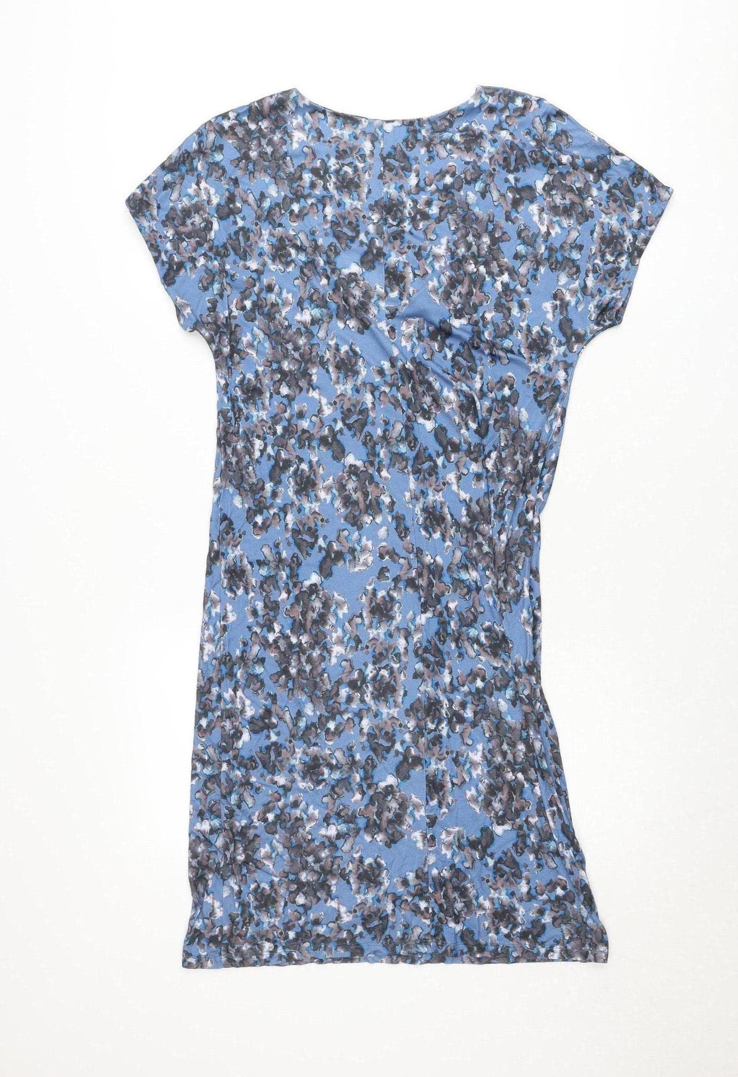 Jigsaw Women’s Blue Floral Shift Dress Size S Short Sleeve
