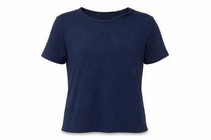 Warehouse Womens Blue Size 12 Basic Jersey Short Sleeve T-Shirt