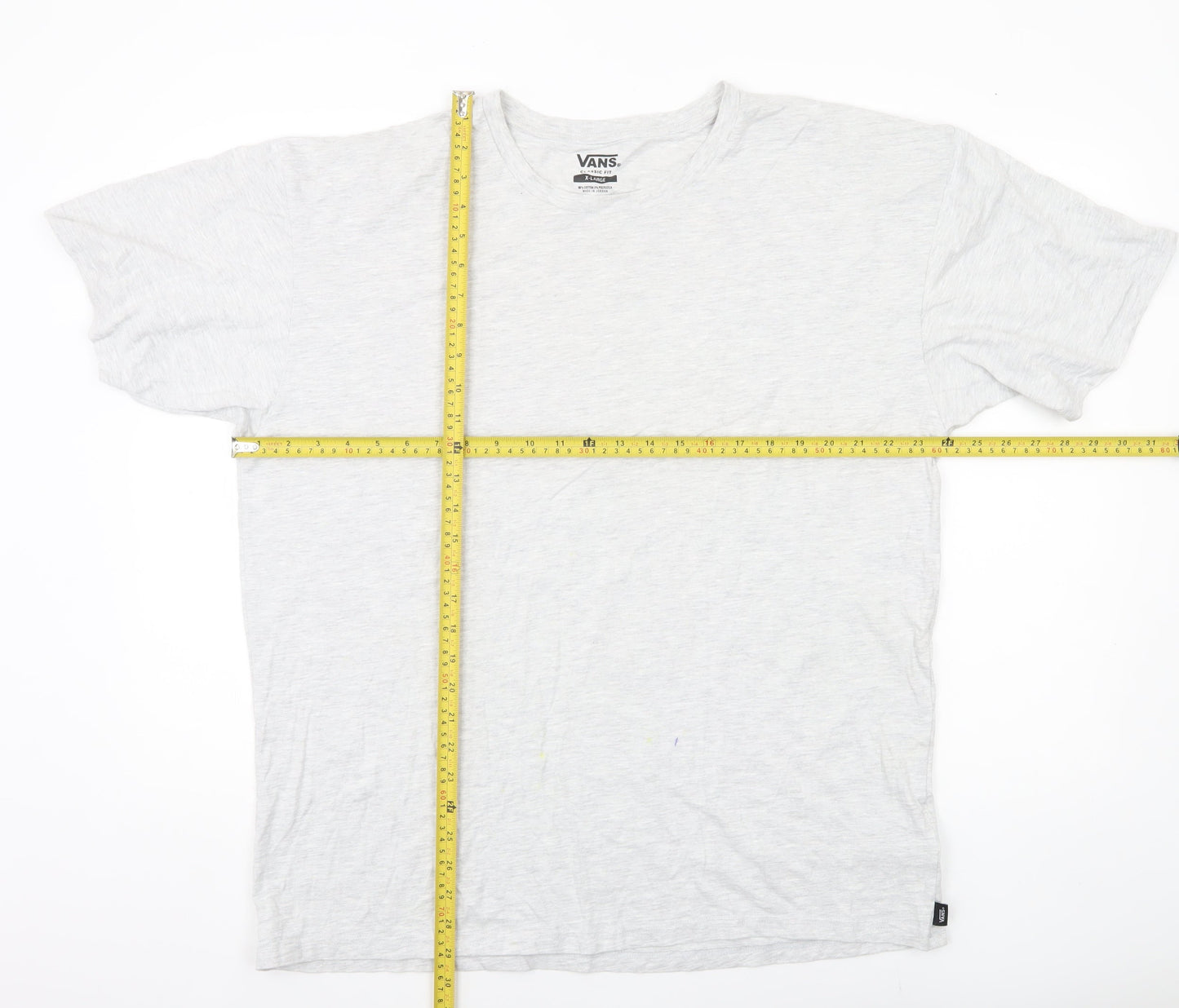 Vans Men’s Grey XL Classic Fit Crew Neck Short Sleeve T-Shirt