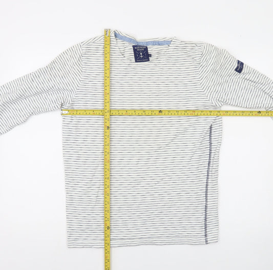 Womens UK Size S Joules White Basic T-Shirt