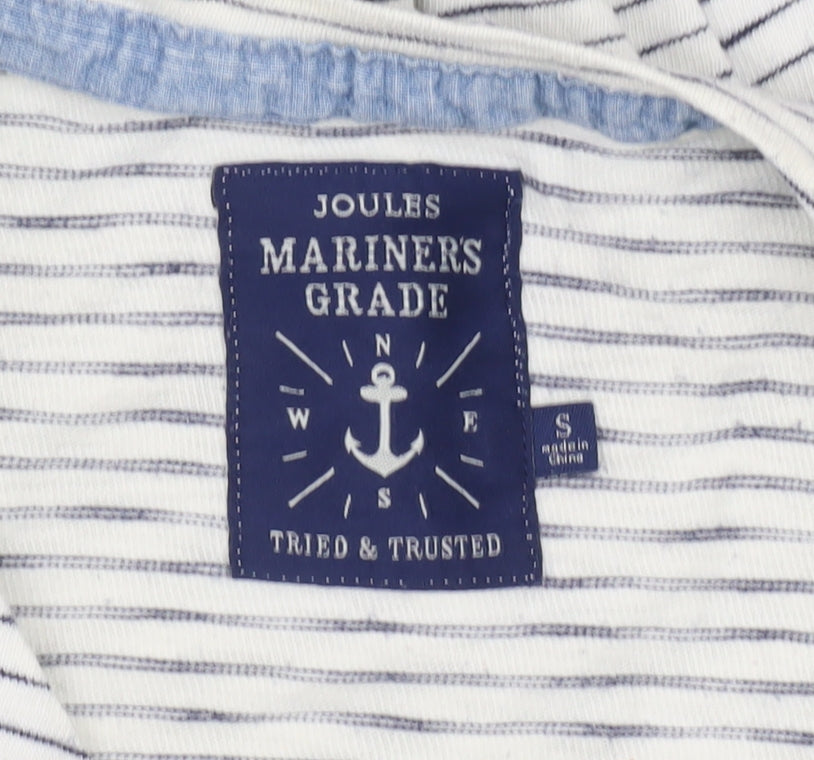 Womens UK Size S Joules White Basic T-Shirt