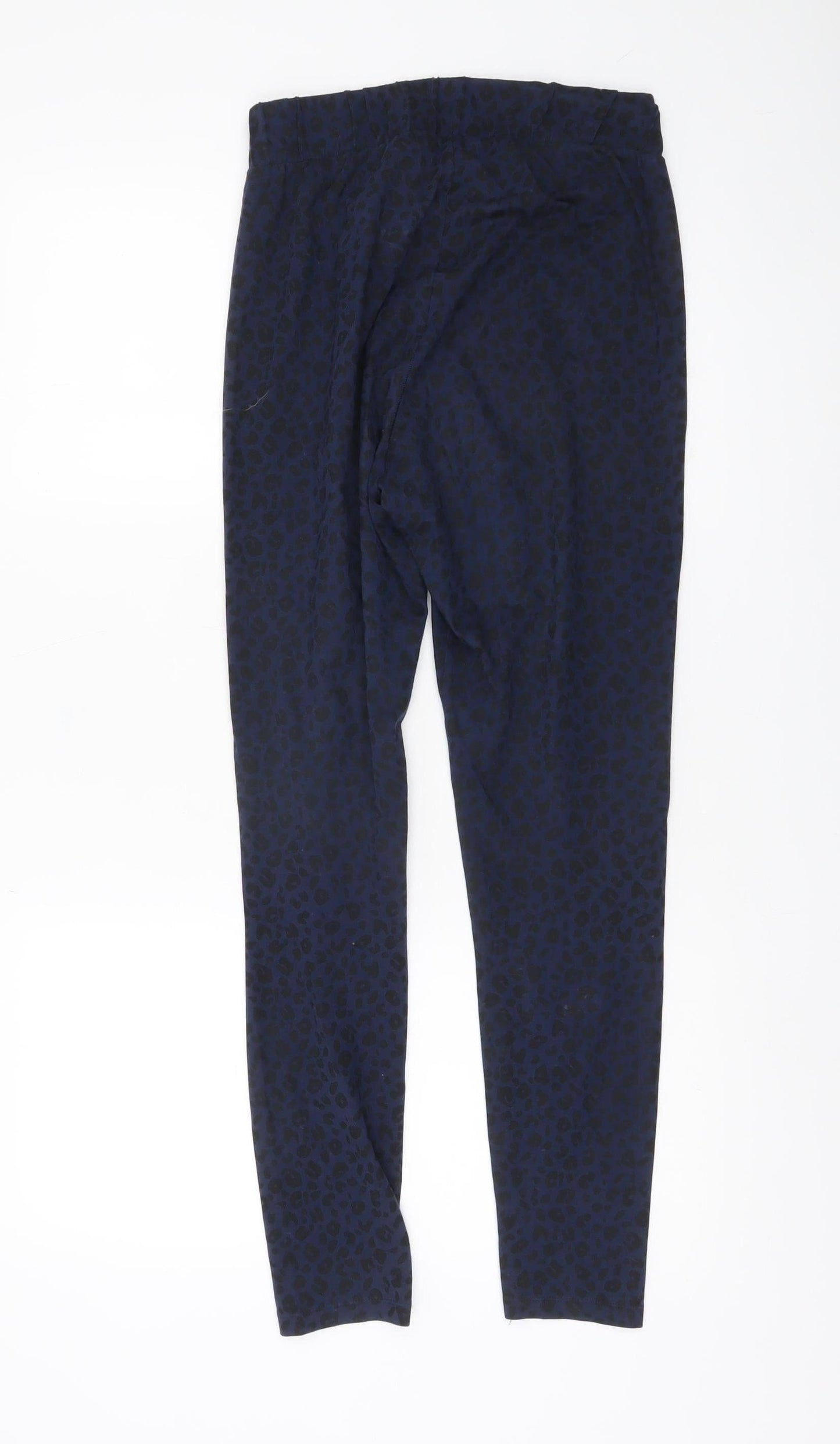 John Lewis Women’s Blue Animal Print Cotton Leggings Size M
