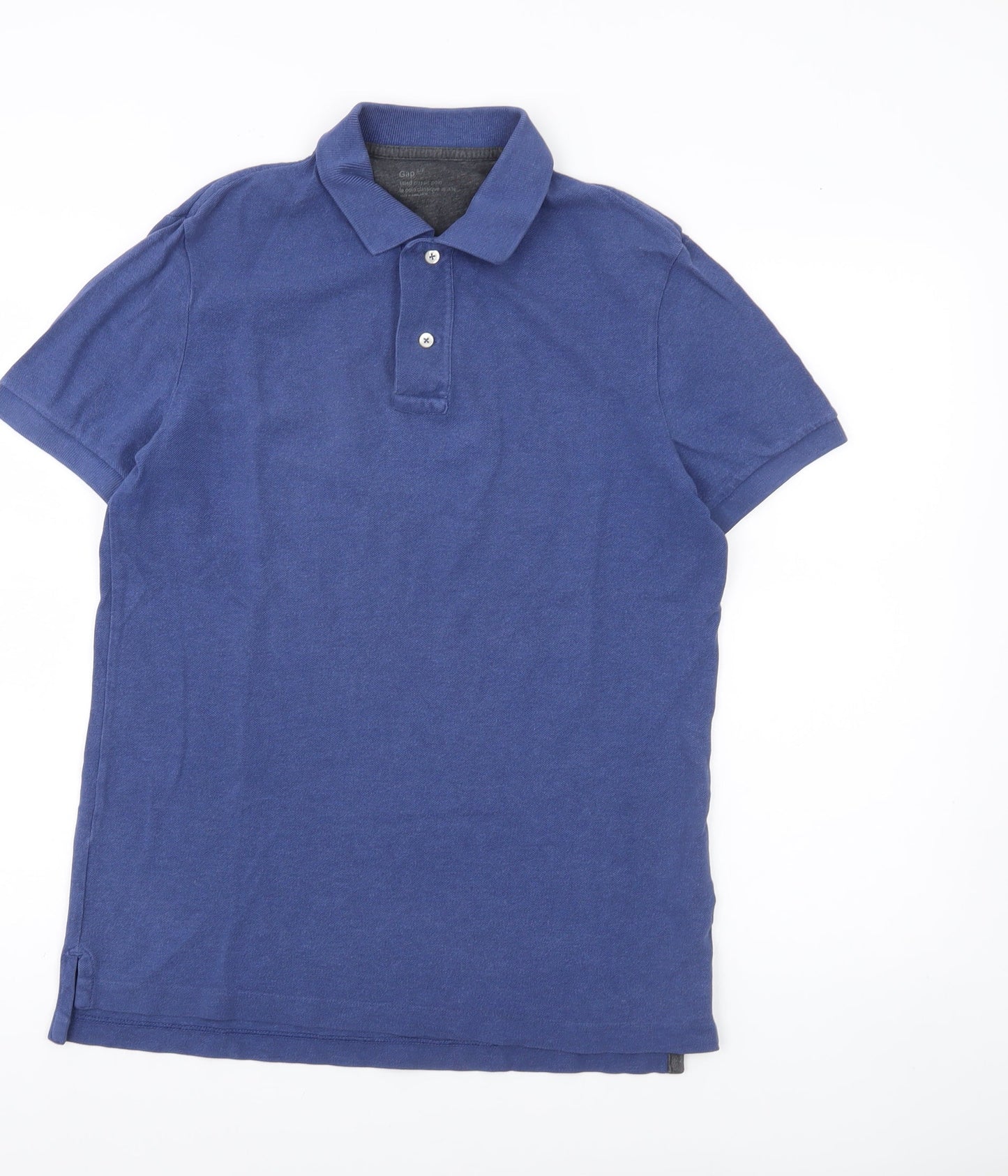 Gap Men’s Blue Classic Fit Cotton Polo Shirt Size S