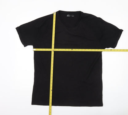 Mens UK Size XL Bershka Black  T-Shirt