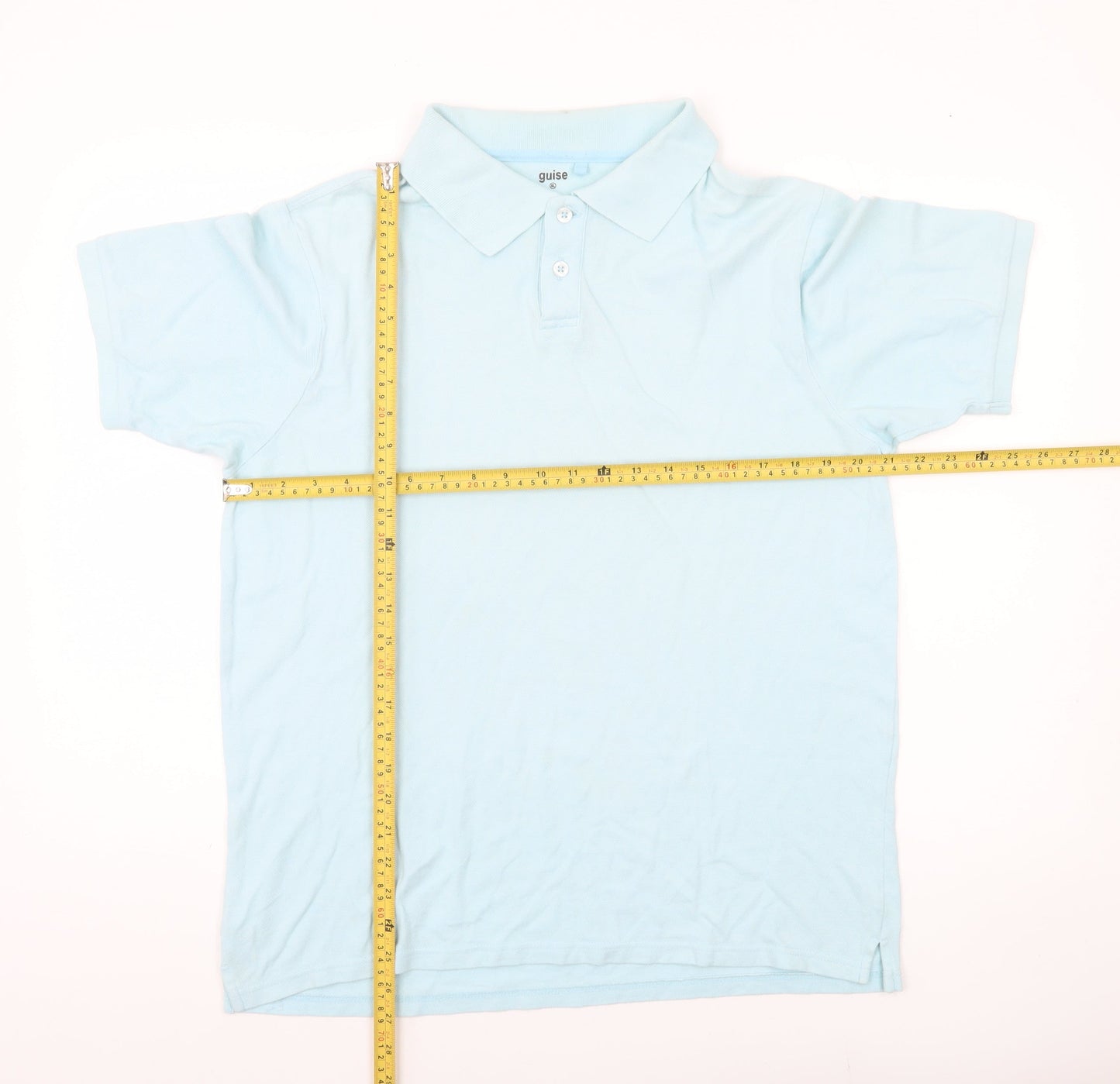 Guise Men's Blue XL Cotton Polo Shirt Short Sleeve Casual