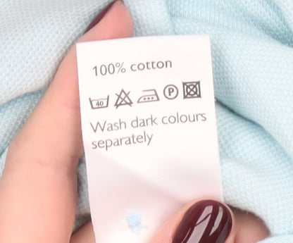 Guise Men's Blue XL Cotton Polo Shirt Short Sleeve Casual