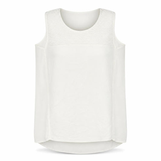 Ipekyol Women’s White Sleeveless Scoop Neck Tank Top S