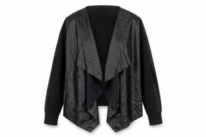 Coast Women’s Black Mid-Length Open Jacket Size M Regular
