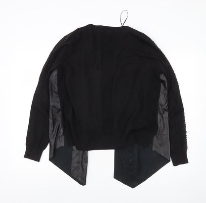 Coast Women’s Black Mid-Length Open Jacket Size M Regular