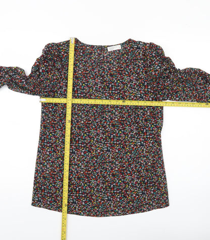 Papaya Women’s Multicoloured Floral Blouse Size 8 Long Sleeve Tunic