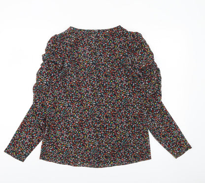 Papaya Women’s Multicoloured Floral Blouse Size 8 Long Sleeve Tunic