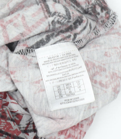 Womens UK Size XS GUESS Multicoloured Basic T-Shirt