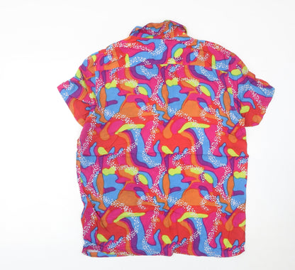 Barbie The Movie Women’s Multicoloured Viscose Button-Up Shirt M