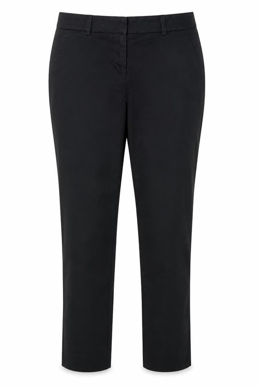 Jigsaw Women’s Black Slim Fit Chino Trousers Size 8