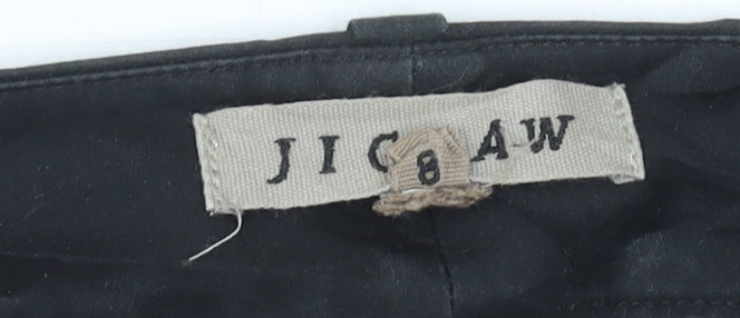Jigsaw Women’s Black Slim Fit Chino Trousers Size 8