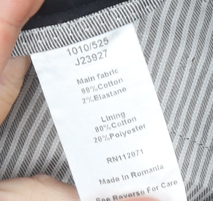 Jigsaw Women’s Black Slim Fit Chino Trousers Size 8
