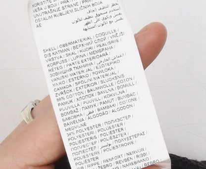 Puma Boys Black Jogger Sweatpants 11-12 Years Cotton Blend Sportswear