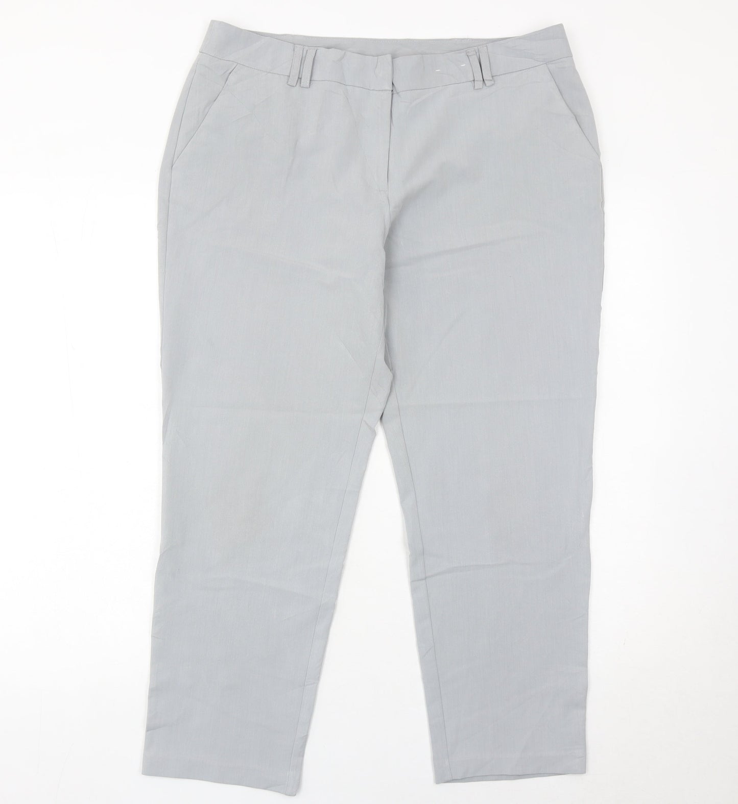 Dorothy Perkins Women’s Grey Size 14 Slim Leg Dress Pants