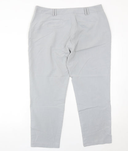 Dorothy Perkins Women’s Grey Size 14 Slim Leg Dress Pants