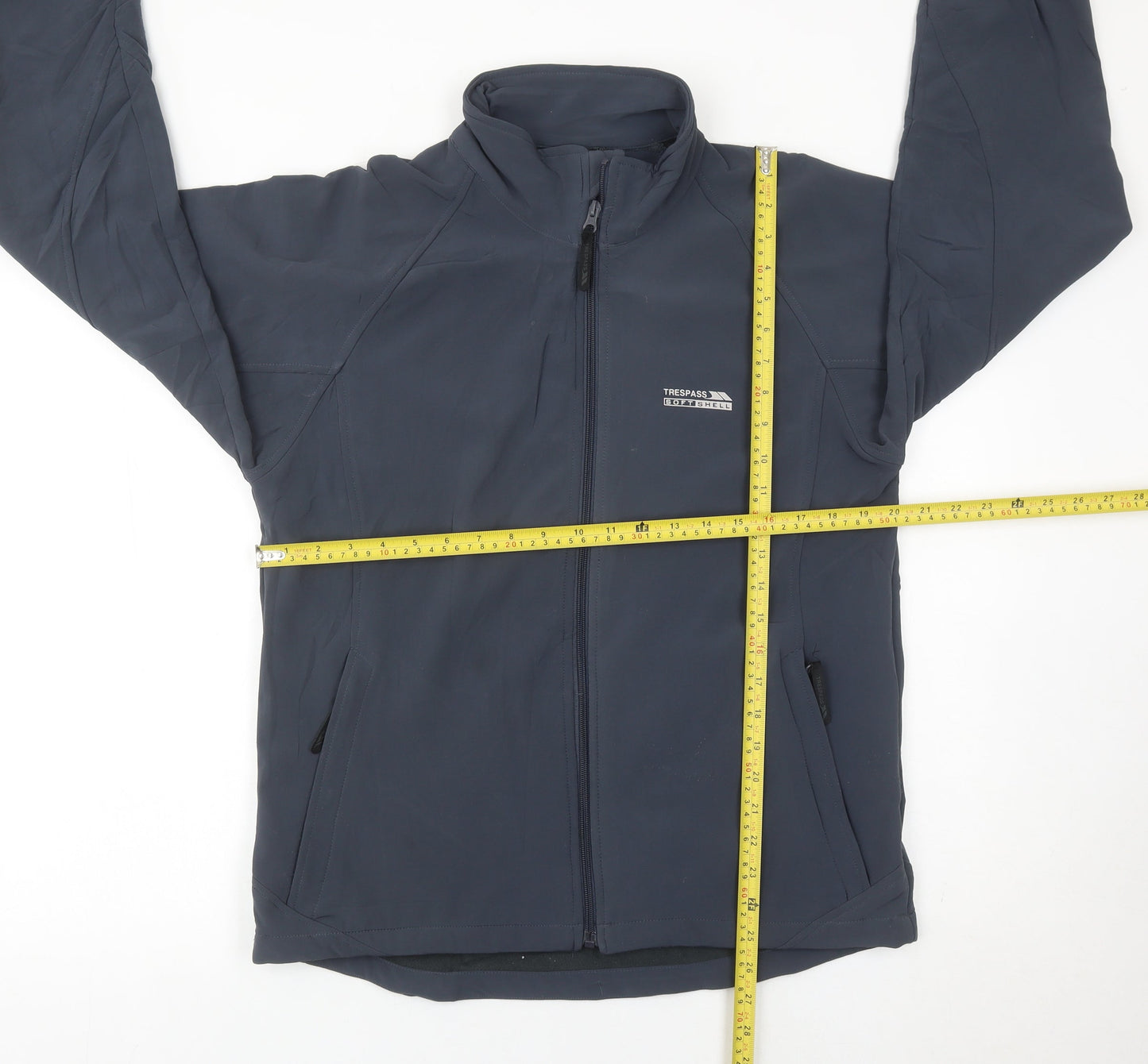 Trespass Men’s Blue Softshell Jacket S Regular Fit Windproof