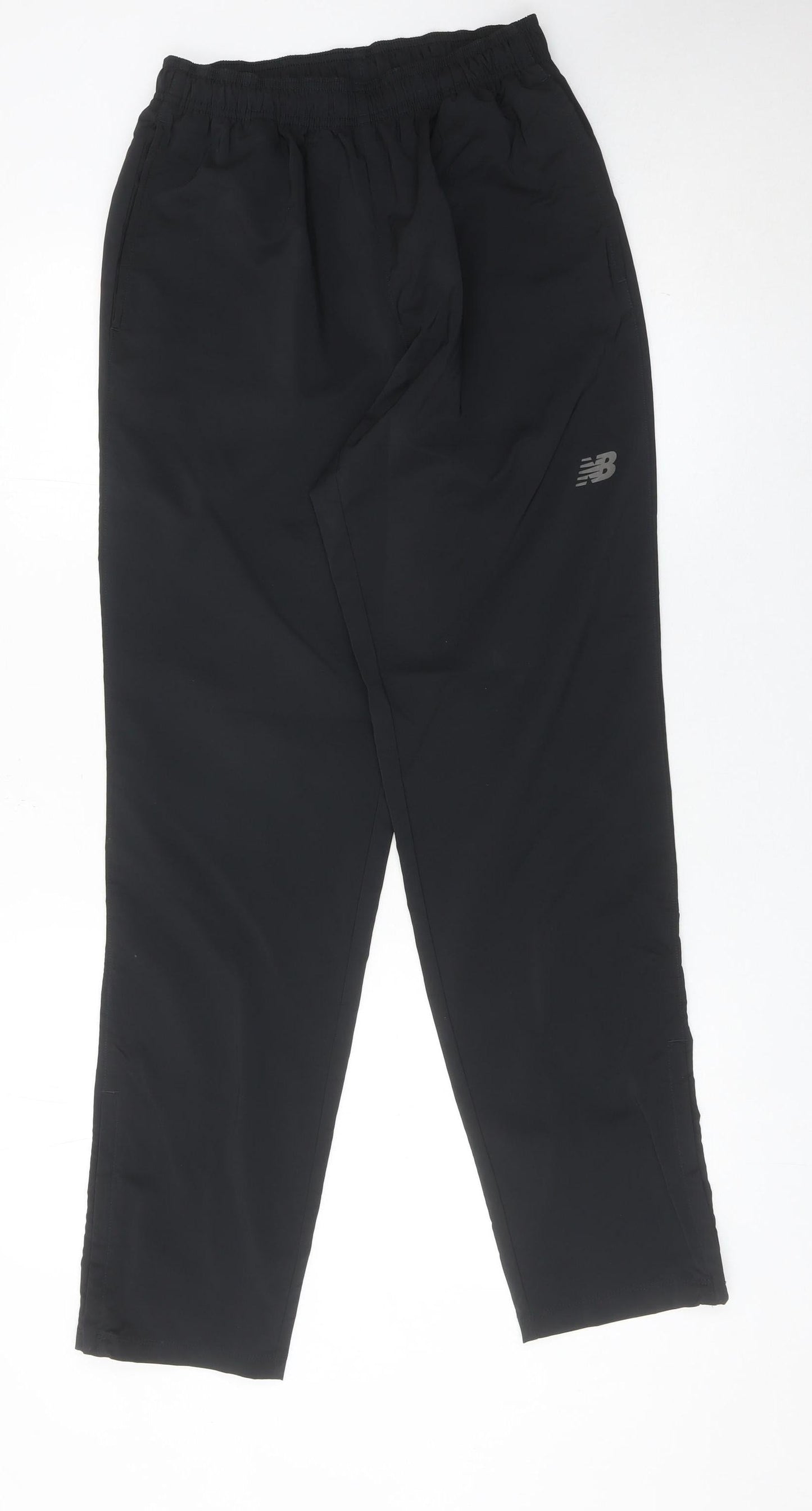 New Balance Men’s Black S Track Pants Polyester Elastane