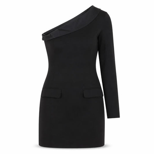 Zara Women’s Black One Shoulder Bodycon Dress Size 8 Party Cocktail