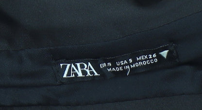Zara Women’s Black One Shoulder Bodycon Dress Size 8 Party Cocktail