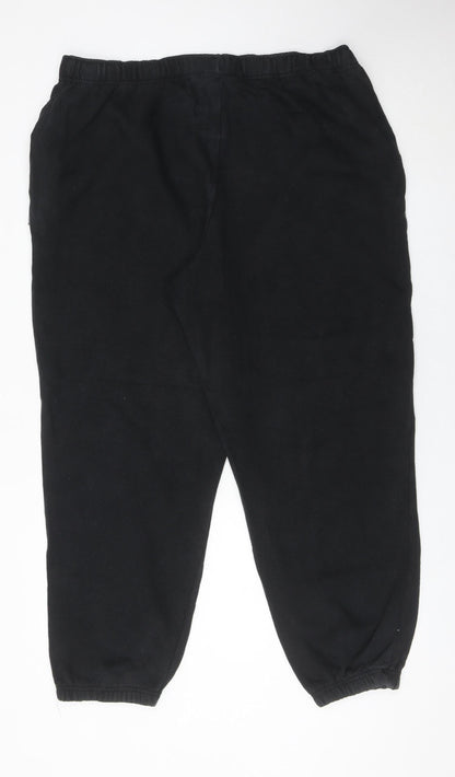 Everlast Men’s Black 2XL Sweatpants Joggers Elastic Waist