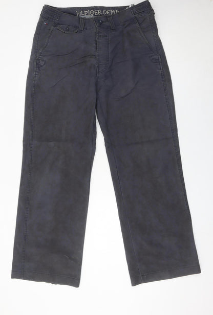 Tommy Hilfiger Mens Blue Straight Leg Jeans Size 31x32 Cotton Denim