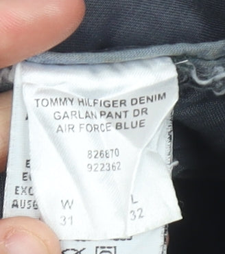 Tommy Hilfiger Mens Blue Straight Leg Jeans Size 31x32 Cotton Denim