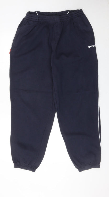 Slazenger Mens Blue 2XL Sweatpants Joggers Elastic Waist