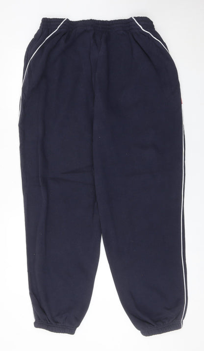 Slazenger Mens Blue 2XL Sweatpants Joggers Elastic Waist