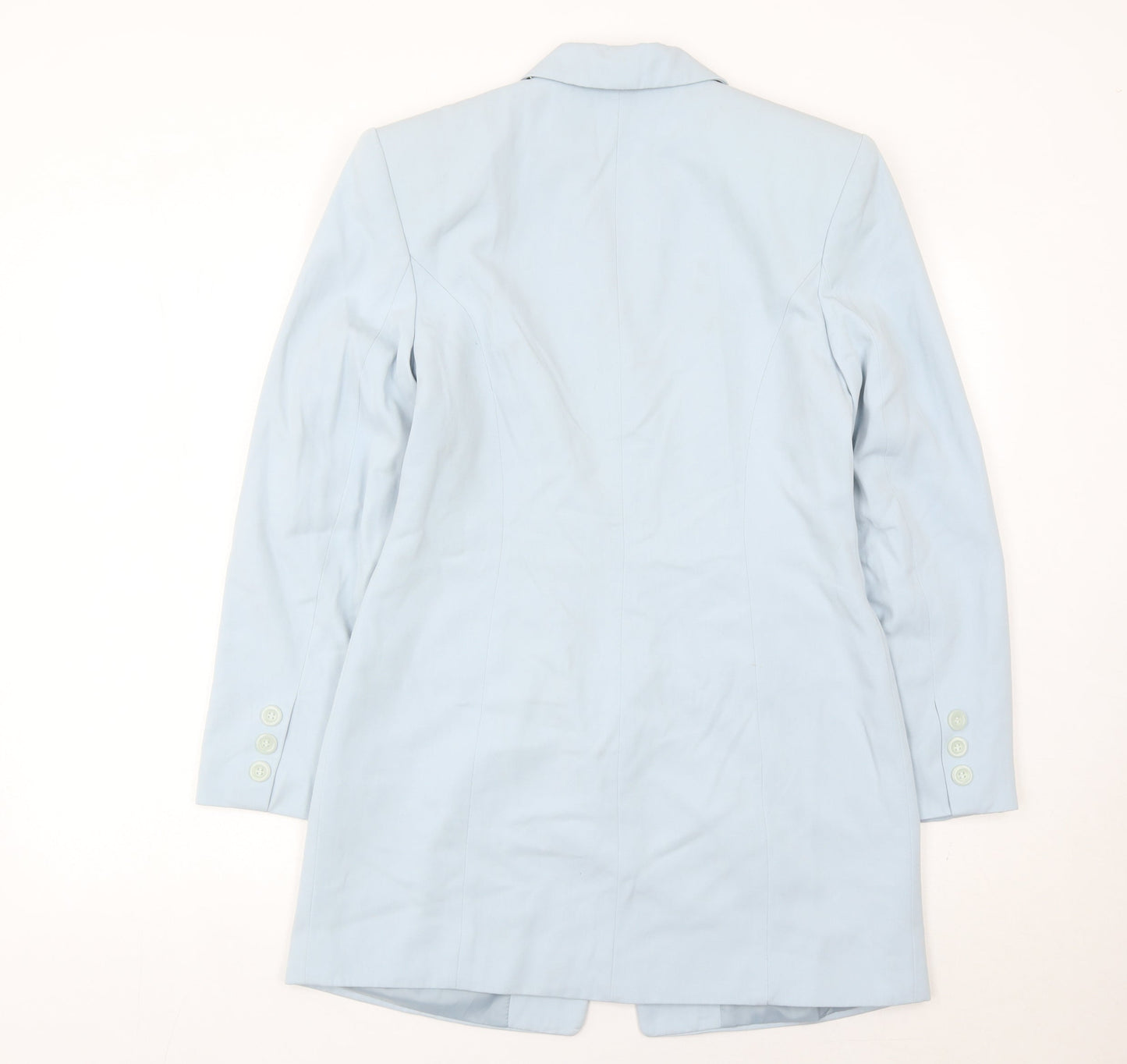 Miss H Update Women's Blue Size 8 Single-Breasted Blazer Jacket
