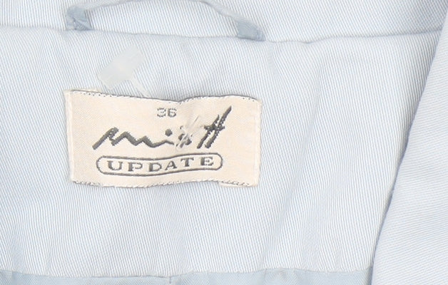 Miss H Update Women's Blue Size 8 Single-Breasted Blazer Jacket