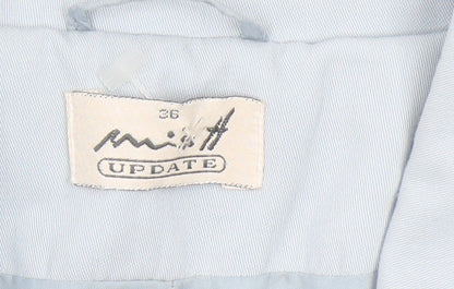Miss H Update Women's Blue Size 8 Single-Breasted Blazer Jacket