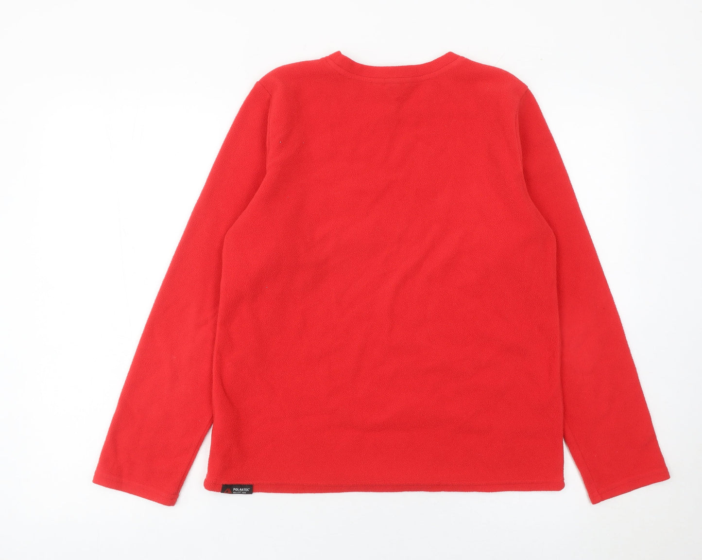 Mens UK Size M Lands' End Red Pullover Sweatshirt