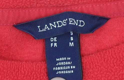 Mens UK Size M Lands' End Red Pullover Sweatshirt