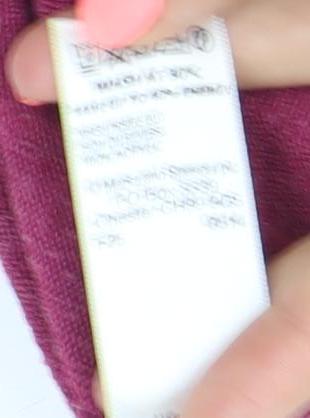 Marks and Spencer Women's Purple V-Neck Wool Blend Jumper Size 14